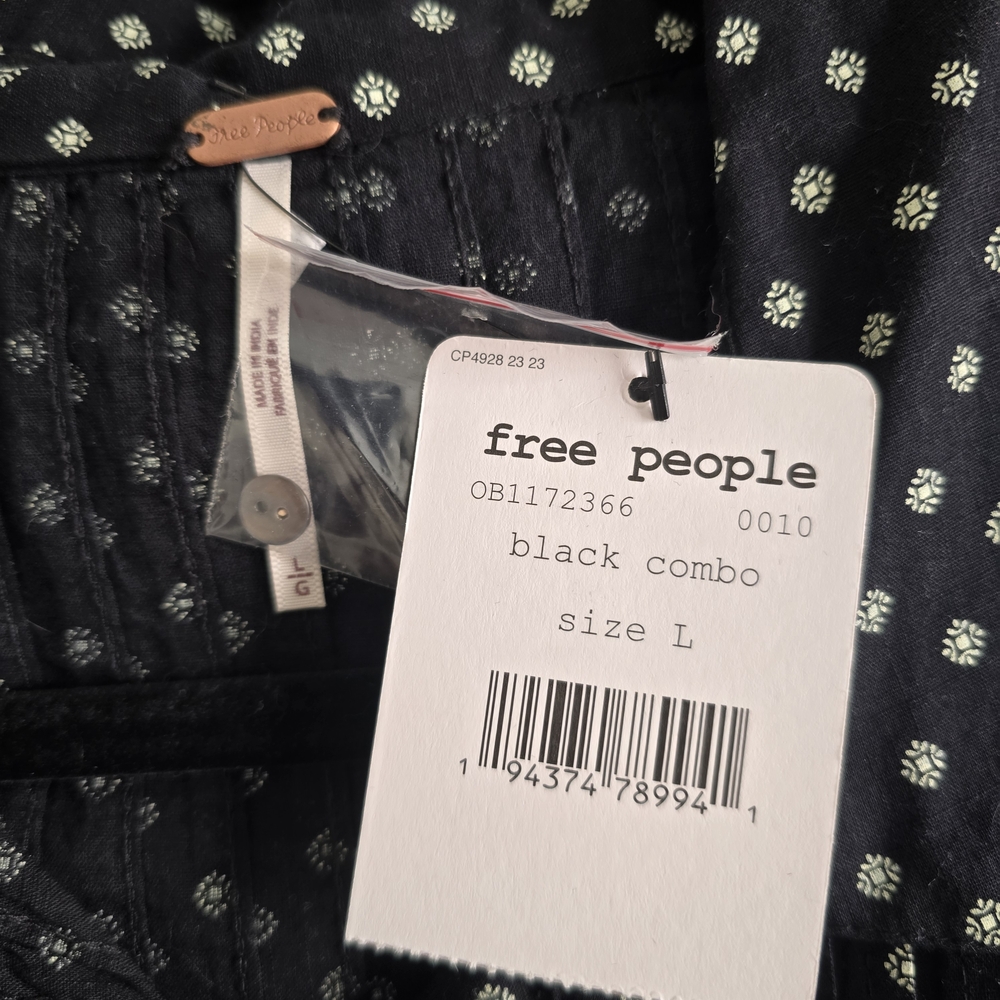 FREE PEOPLE Full Swing Mini Dress/Tunic w/Removable Slip - Picture 9 of 11